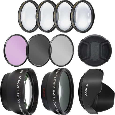 Ultra Deluxe Lens Kit for Sony Alpha A5000, A5100, A6000, A6100, A6300, A6400, A6500 Camera with 16-50mm Lens and 7pc