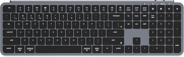 Keychron B6 Pro Ultra-Thin Wireless Keyboard, Full-Size QMK with Numeric Keypad, Compatible with Mac Windows Linux
