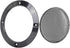 X AUTOHAUX 2pcs 4 Inches Metal Glossy Audio Speaker Cover Mesh Subwoofer Grill Horn Guard Decorative Circle Grille