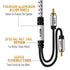 Elecan 100 Ft Premium RCA Cable (Hi-Fi Sound-16 AWG-Shielded) 2 RCA Male to 2 RCA Male, Gold Plated-Aluminum Alloy Shell