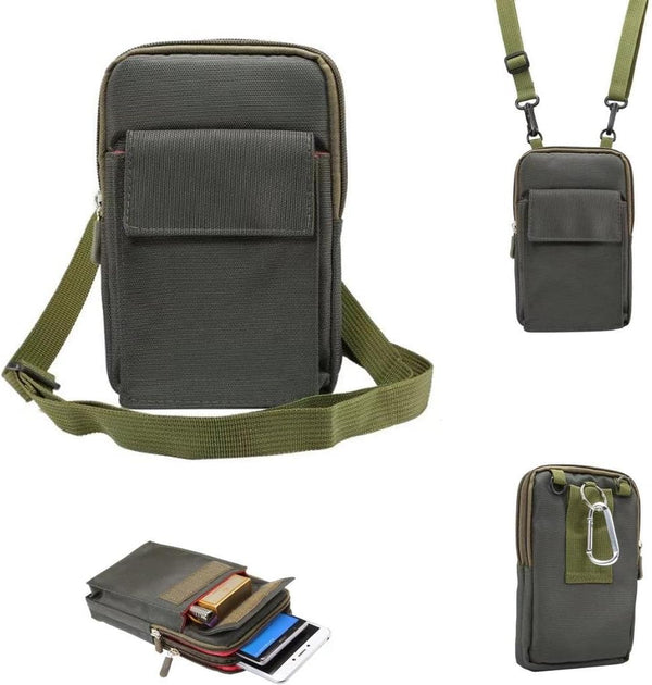Universal Crossbody Cellphone Purse Waist Pack Bag for Outdoor Sports, Shoulder Belt Pouch for iPhone X 8/8 Plus,