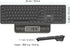 Arteck 2.4G 11/10 USB Wireless Keyboard Ultra Slim Full Size Keyboard with Numeric Keypad and Media Hotkey