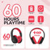 85/94dB 60 5.3, Headsets JoySpark Kids Bluetooth Headphones, Lightweight Wireless Headphones for Kids, Volume Limited