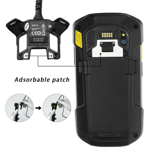 Esyeris USB Charger Cable with Adapter for Zebra Symbol TC70 TC75 CBL-TC7X-USB1-01
