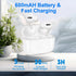 Wireless Charging Case Replacement for AirPods Pro 1st & 2nd Generation, Bluetooth Pairing Sync Button