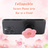 Daisy Flower Phone Grip Holder, Collapsible Silicone Phone Grip, Cute 2D Back Holder for Smartphone Tablet, Pink