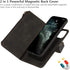 iCoverCase for iPhone 11 Pro Wallet Case with Card Holder and Wrist Strap, PU Leather Kickstand Card Slots Zipper