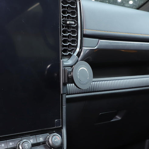 PIUGILH 2023 2024 2025 2026 360 Magnetic Phone Holder Mount Compatible with Ford Ranger Interior Accessories, Aluminum