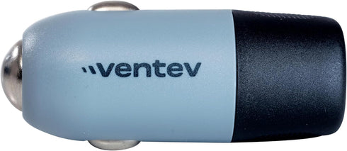 Ventev - 20W USB C PD Car Charger | Compatible with Samsung & Apple | Works as an iPhone Charger and Android Charger- Dark Gray