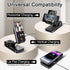 Bluetooth Speaker with Wireless Charging & Phone Stand - HD Surround Sound Speaker, Cool Gadget Gifts for Men Women Dad