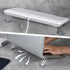 Alrhso 2 Pcs Keyboard Riser Tilt Stand Laptop Feet Riser Adhesive Keyboard Stands Portable Three Tilt Angle Adjustable