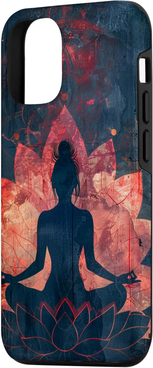 iPhone 13 Pro Lotus Flower Yoga Phone Case