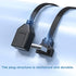 2PCS 90 Degree USB2.0 Extension Cable Flat Right Angle USB Male to Female Adapter Short Soft USB Cable 8inch