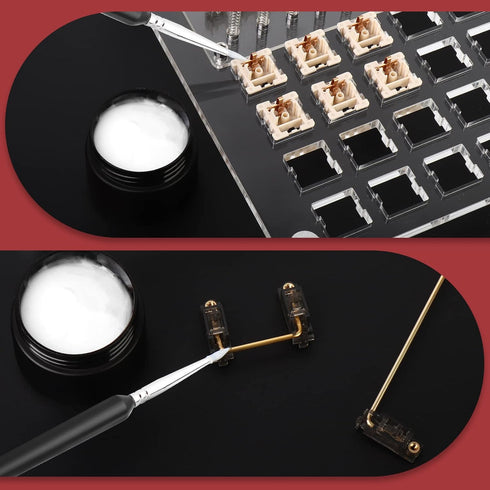YIMAGUJRX RUNJRX Keyboard Switch Lube Kit JRX 205G0 0.53oz/15g, Switch Opener and Lube Brush for MX Cherry Panda Kailh