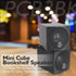Pyle Home 3" Mini Cube Bookshelf Speakers - 100W Passive Speaker Pair with 3" Paper Cone Driver, Black
