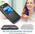 VENA Legacy Card Holder Case - Black Compatible with Apple iPhone 12/12 Pro (6.1"-inch), Slim Profile Leather Cover