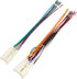 RED WOLF Car Radio Wiring Harness Built-in Resistors Protect Vehicles Battery Replacement