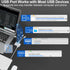 SD Card Reader for iPhone/iPad - Lightning+Type C(Data)+USB A Connector to SD/TF Card Reader, 4-in-1
