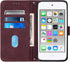 Wallet Case for iPod Touch 5, 7 - Magnetic PU Leather Flip Case with Card Holders Kickstand Protection for iPod Touch
