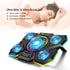 Laptop Cooling Pad - Gaming Laptop Cooler with 5 Quiet Fans and LED Lights, Fits 12-17 Inch Laptop