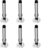Replacement Disc Tips, High Precision Fine Point Round Disk for 2 in 1 Series Stylus Pen, Clear (6 Pack)