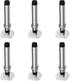 Replacement Disc Tips, High Precision Fine Point Round Disk for 2 in 1 Series Stylus Pen, Clear (6 Pack)