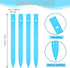 4.5 Inch Replacement Stylus Drawing Pen 4 Pieces Toddler Drawing Tablet Pens Kids' Electronics Pens with 4 Hanging Rope for LCD Writing Tablet (Blue)