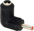 zdyCGTime DC 3.5x1.35mm Male 90 Degree Angle to DC5.5x2.1mm Female Adapter, 5 Volt DC Barrel Power Jack Charging Cable