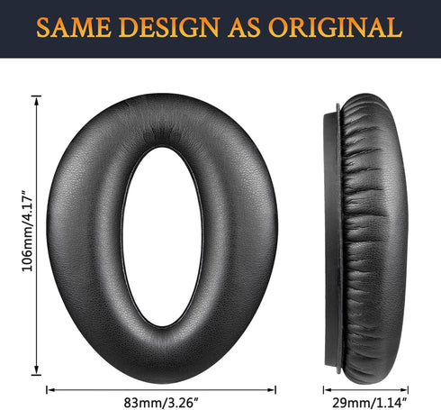 Professional Replacement Earpads for Lightspeed Zulu, Zulu2, Zulu3, Zulu PFX, Sierra Aviation Headset, SOULWIT Ear Pads