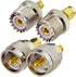 Superbat UHF to SMA Adapter, UHF Male/Female to SMA Male/Female Connector RF Coax Coaxial Adapter Kit