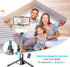 Stable Selfie Stick Tripod with Fill Light, 44 Inch Extendable Selfie Stick with Wireless Remote and Tripod Stand 360