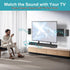 tiebutie Sound Bar Mounts Under TV for Bose Soundbar Mount with Speaker Mounts and Remote Holder - Adjustable Height