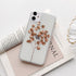 ZCDAYE 13, 13, Clear Case for iPhone Galvanized Leaves TPU Case Protective Case for iPhone Saplings