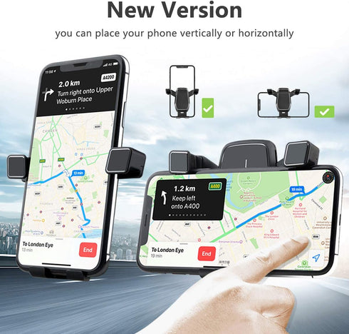 AYADA Phone Holder Compatible with CX5, Upgrade Gravity Auto Lock Phone Mount, Easy to Install Accessories 2017-2023