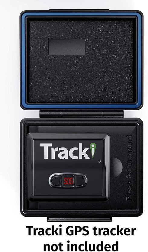 Tracki Magnetic Waterproof Mini Case Box + 3500mAh Battery for GPS Trackers for Vehicles, Real Time Tracking Device