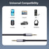 YOHOTO (4FT) AUX3.5mm Audio Cable Nylon Braided Aux Cord Male to Male Stereo Hi-Fi Sound Auxiliary Audio Cable