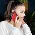 Vofolen iPhone 14 Case Wallet with Credit Card Holder, Red, Anti-Scratch Dual Layer Hybrid Bumper Armor