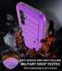 Heavy Duty Shockproof Drop Protection Case for Samsung Galaxy S24 with Belt Clip Holster & Kickstand, Built-in Screen