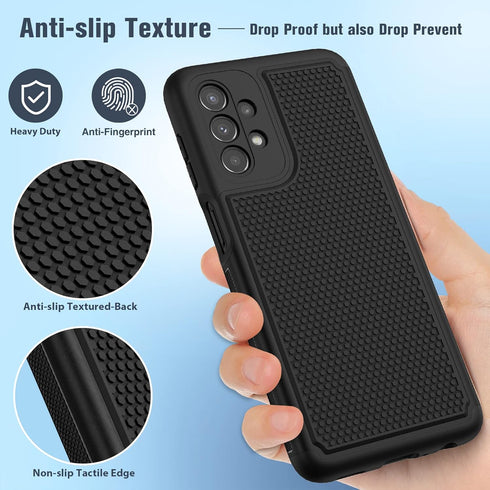 FNTCASE Samsung Galaxy A23 5G Case, Dual Layer Heavy Duty Shockproof Rugged Cell Phone Cover for Samsung Galaxy A23 4G