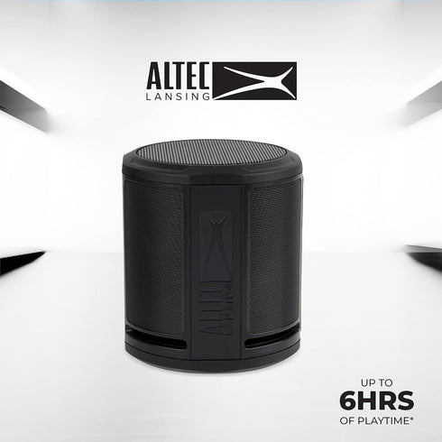 Altec Lansing HydraMicro - Waterproof Bluetooth Speaker, Lightweight & Portable for Travel & Outdoor