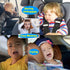 Car Headrest Phone Holder for Kids Back Seat - Compatible with iPhone, Samsung, Soft Adjustable Silicone Holding Net