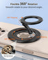 WANTUSSLIN 12/13/14/15/16/17 Magnetic Phone Ring Holder for MagSafe, Dual-Sided Adjustable Gym Finger Ring Grip