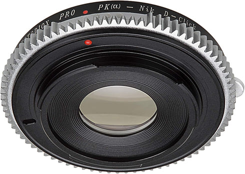 Fotodiox Pro Lens Mount Adapter for Pentax K AF (KAF) Lenses to Nikon F-Mount Cameras