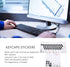 Hilitand Universal Desktop Computer Keyboard Sticker for 84 to 108 Key Keyboard,JP-603 PVC Frosted DIY Mechanical Keyboard Sticker,Gaming Keyboard Keycap Sticker