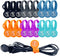 SUNFICON 18 Pack Magnetic Cable Clips, Earbuds Organizers, USB Cable Manager, Bookmark Clips for Whiteboard, Fridge