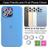 iPhone 11 Series Camera Lens Protector - 3+1 Glitter Bling, Tempered Glass, Case Friendly, Silver Ring Accessories.