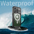 Ezanmull iPhone 14 Pro Waterproof Case with Built-in Screen Protector, Dustproof Shockproof DropProof Rugged Cover for