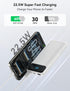 Nusyddy 10000mAh 22.5W 4 Pack 6 Portable Charger, Fast Charging Power Bank with Built-in Cables, Travel Essentials