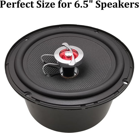 HiQltyla 6.5" 6.5" (Pack 2) Speaker Baffle, Suitable for DIY Bookshelf Speaker Home Audio Systems or Car Speaker