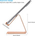 Cell Phone Stand Desk Phone Holder, Cradle Dock for All 4-8inch Phones, Office Kitchen Traveling Accessories (T1 Rose